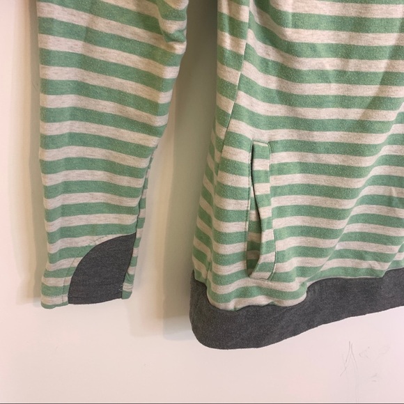 & Asymmetrical Zipper Double Hooded Sweatshirt - Picture 6 of 14